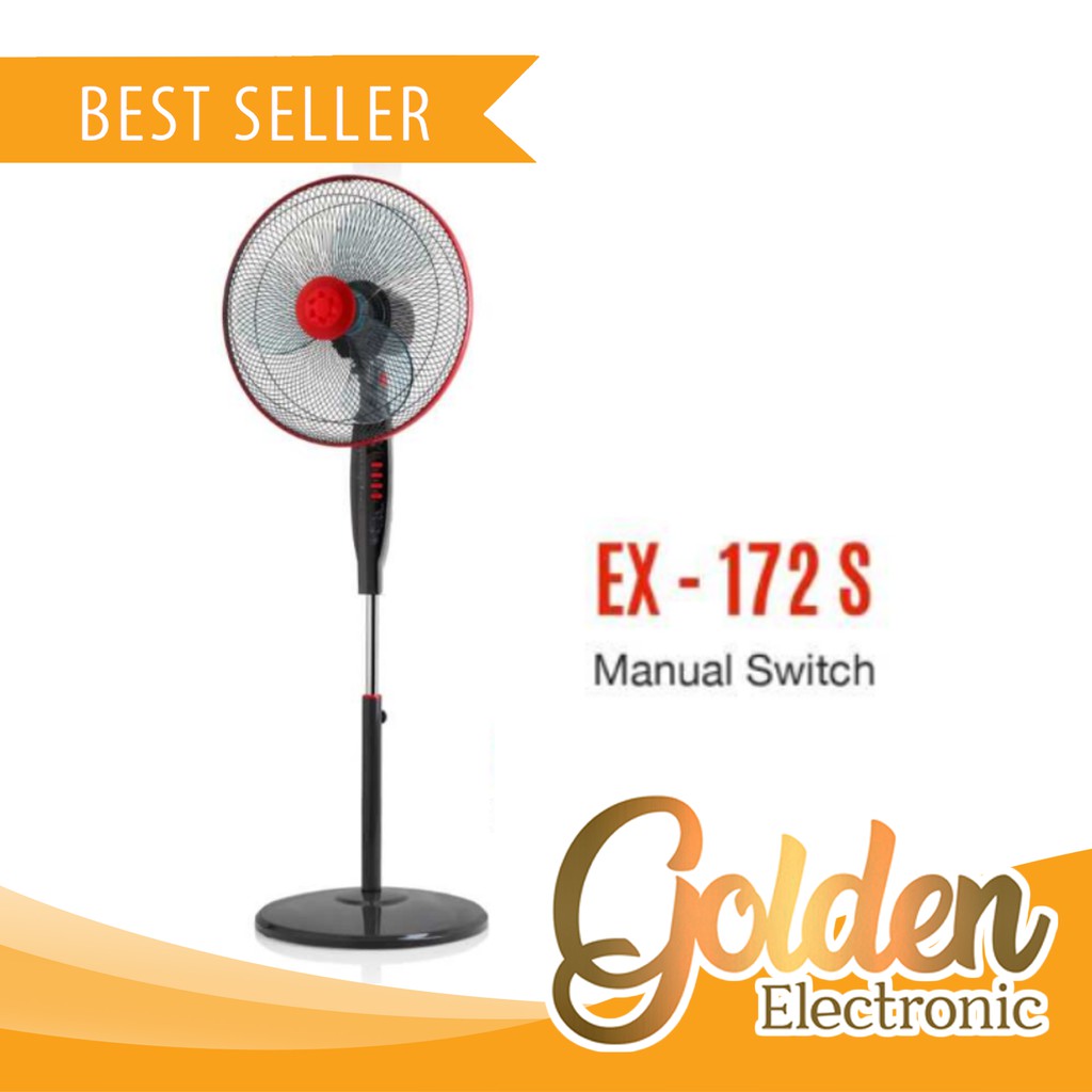 Stand Fan Maspion EX-172S / EX 172 S Kipas Angin Berdiri Maspion EX-172 S