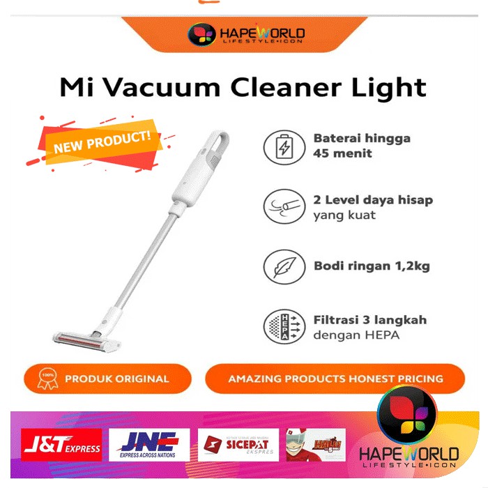 XIAOMI MI VACUUM CLEANER LIGHT - GARANSI RESMI XIAOMI - 100% ORIGINAL