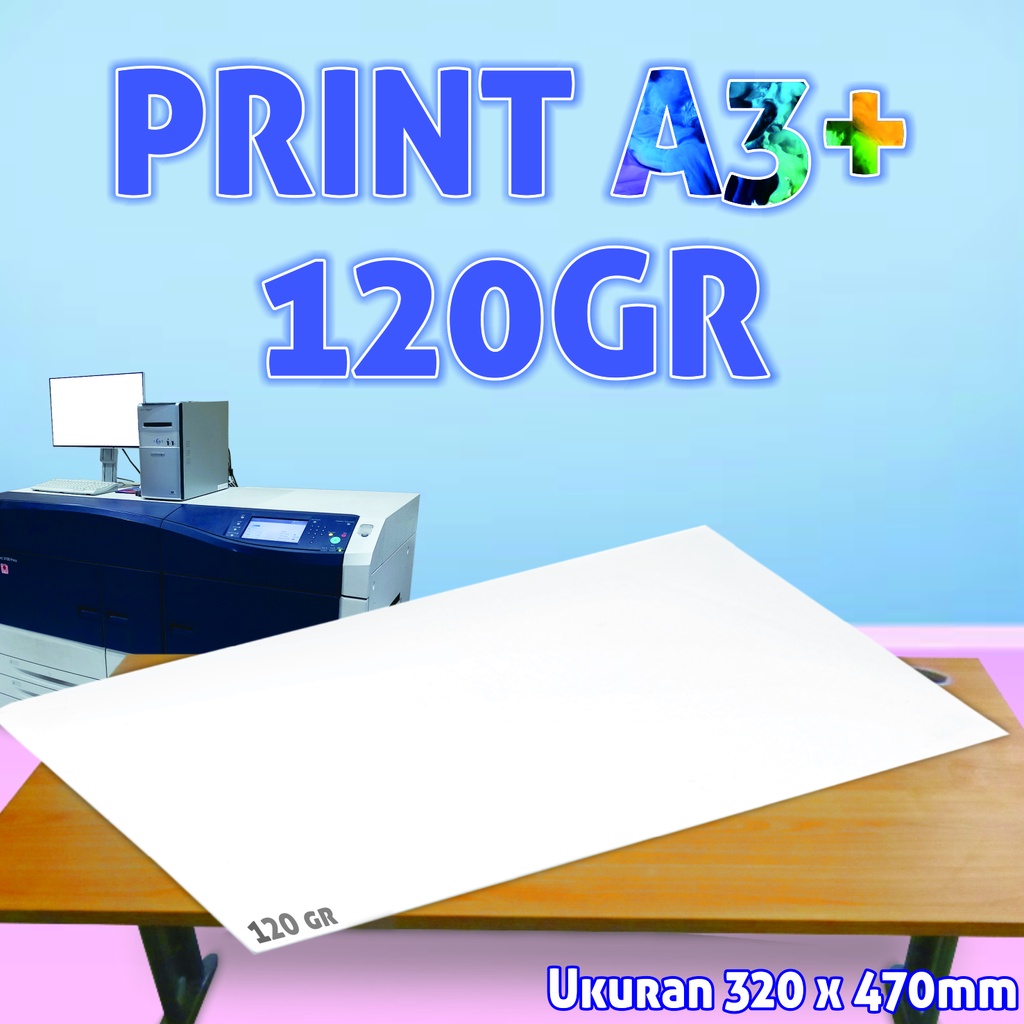 

DIGITAL PRINT A3+ A3 KERTAS ART PAPER CARTON 120 GR / KONSTRUK 120 GR TERMURAH