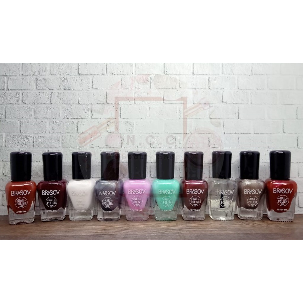 [BOX] * NCC * Brasov Kutek Warna Warni 24 Assorted Color Cutex Nail Polish - PER BOX isi 24 Pcs