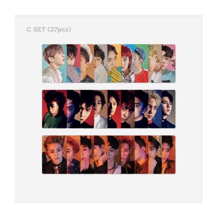sharing Photocard tincase EXO REPACKAGE
