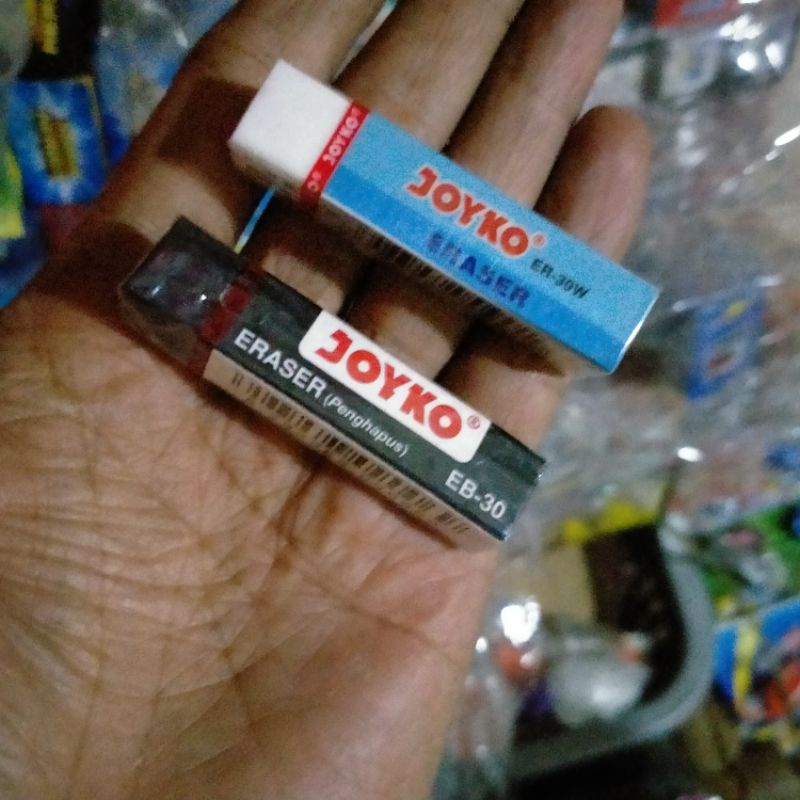 

ERASER PENGHAPUS JOYKO EB 30 HITAM PUTIH HAPUSAN GROSIR