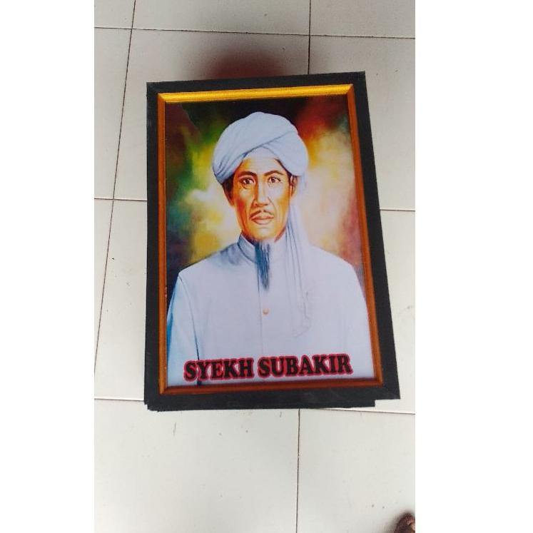 ik poster plus bingkai syekh Subakir ukuran 53×35 OJik ik