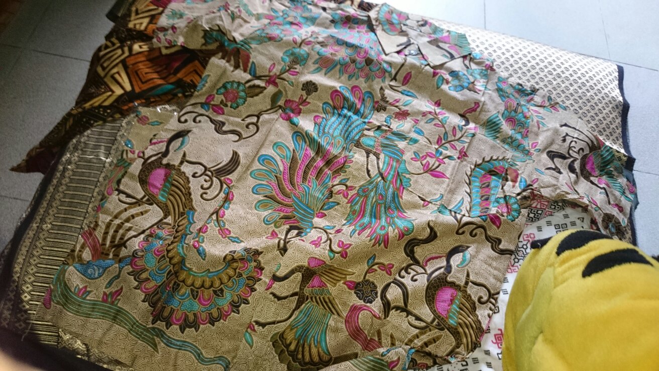 Kemeja Batik Lengan Panjang 021 Risna Batik Hrb0626 Hem Batik Murah Seno Sogan Bakung Padi Manggar