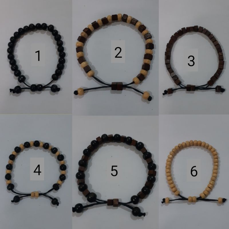 gelang kayu murah berkualitas