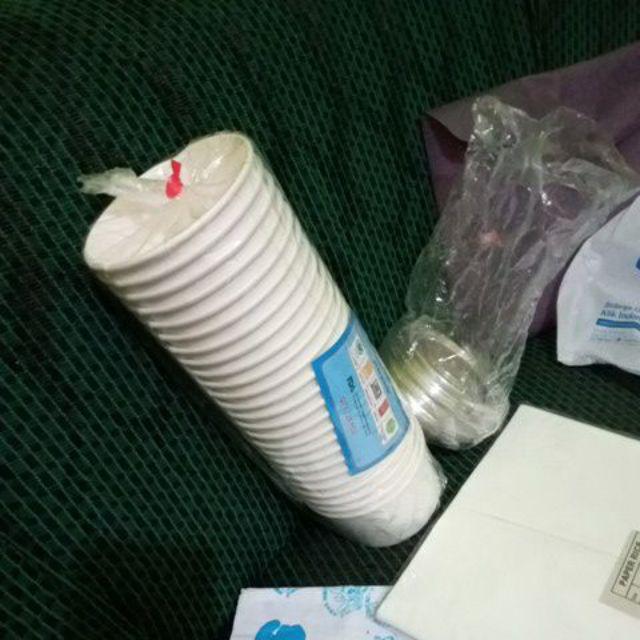 Paperbowl Tebal 360ml / Mangkok Kertas 360ml / Mangkok Tahan Microwave Kertas