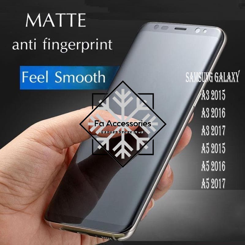 FA ANTI GORES JELLY HYDROGEL MATTE SAMSUNG GALAXY A3 A310 A320 A5 A510 A520 SCREEN PROTECTOR SHOCK