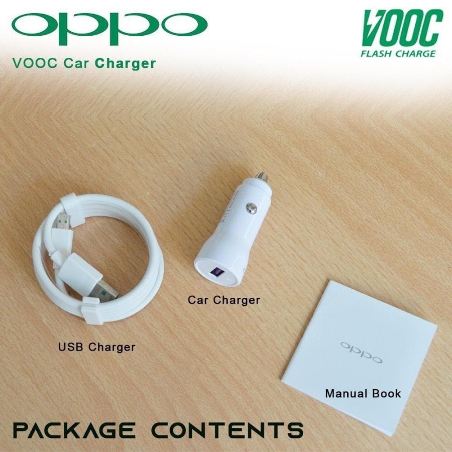 Car Charger OPPO Vooc Fast Charging/ Saver Mobil Vivo Car Adapter Quick Charger