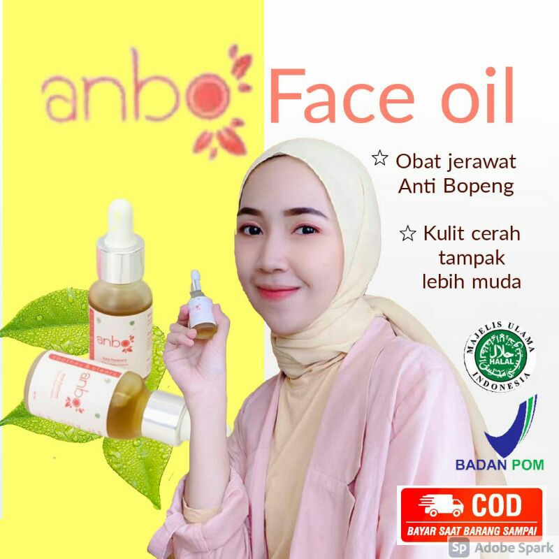 Anbo Face Oil Penghilang Jerawat Anti Bopeng