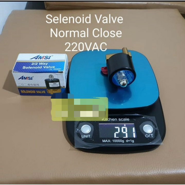 Selenoid 220 VAC Merk Amsi - Selenoid Valve Normal Close
