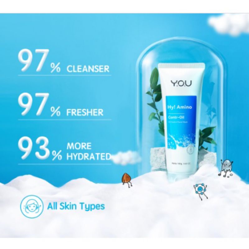 YOU HY AMINO GLOW-WIN FACIAL WASH