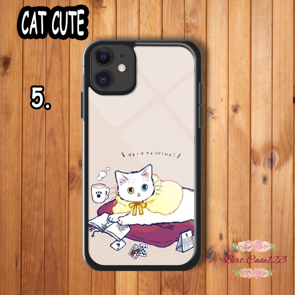Hardcase 2d Glossy CAT CUTE Samsung J8 A6+ A3 2016 A320 A520 A530 BC3826