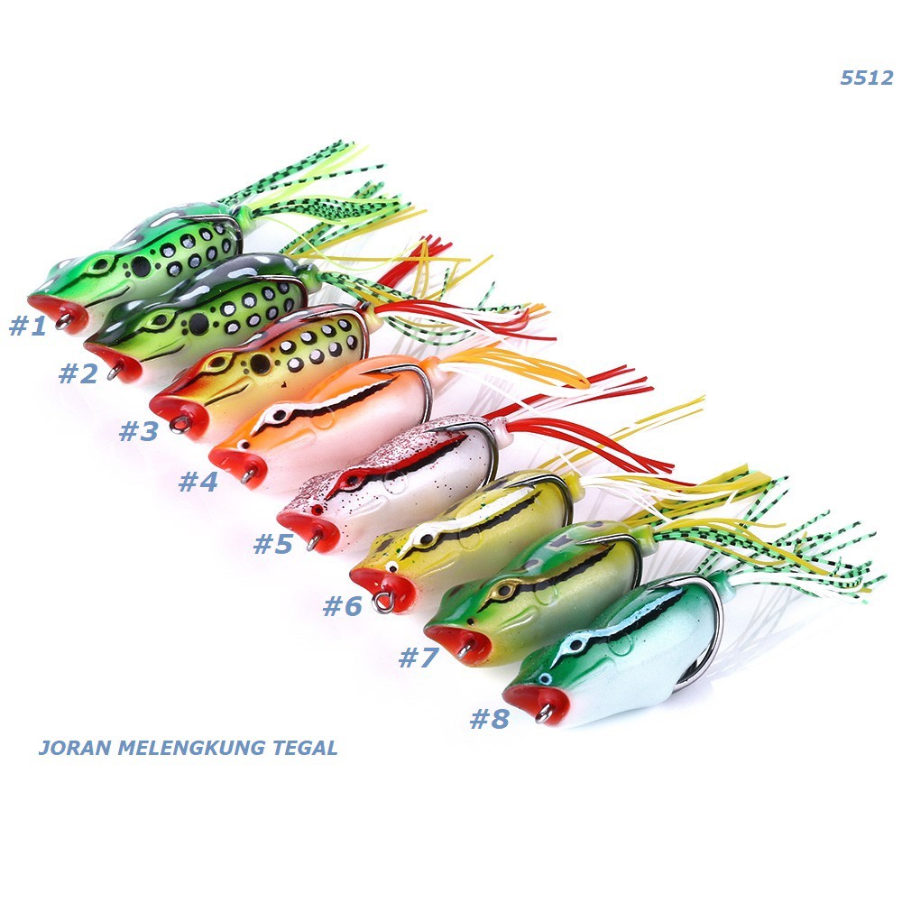 Soft Jump Frog 5512 Umpan Casting Gabus Toman