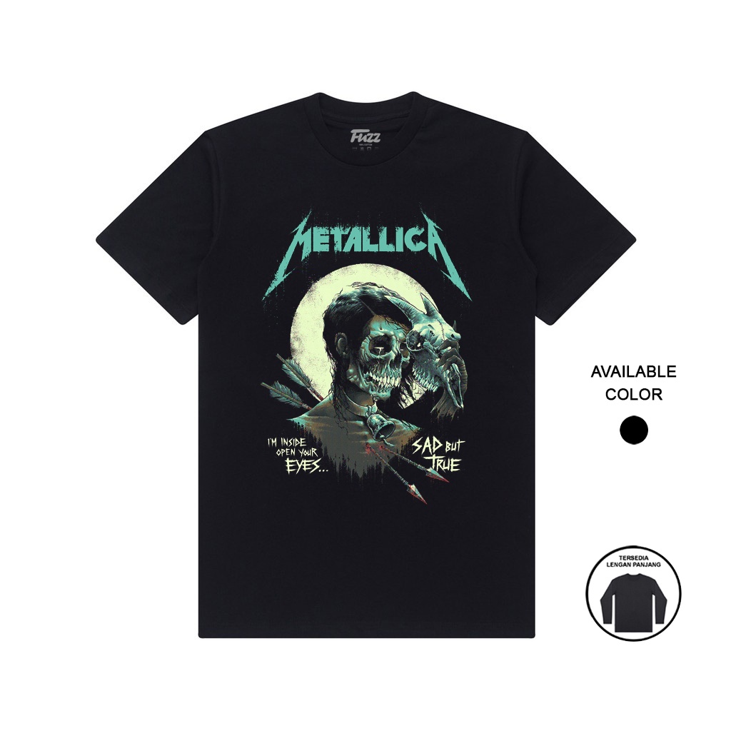 KAOS BAND METALICA ORIGINAL T SHIRT BAJU DISTRO MUSIK METAL METALLICA PRIA WANITA