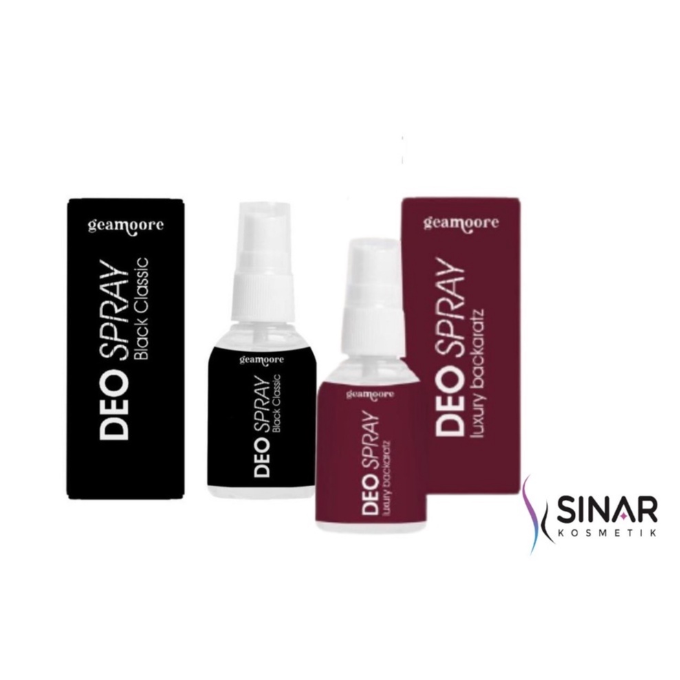 ✦SINAR✦ Geamoore Deodorant Spray | Luxury Backaratz | Black Classic 30ml