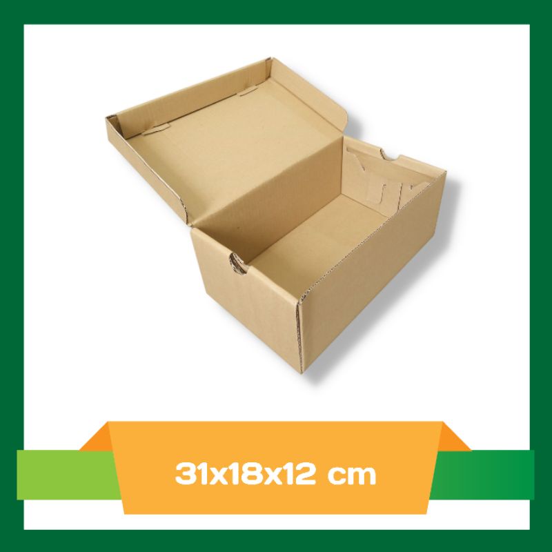

BOX 31x18x12 cm (SEPATU) Kardus/Polos/Box/Karton