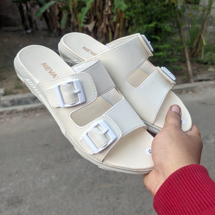 SAKAKI - Sandal Wanita Model Double Strap Sendal Tali Cewek Kekinian