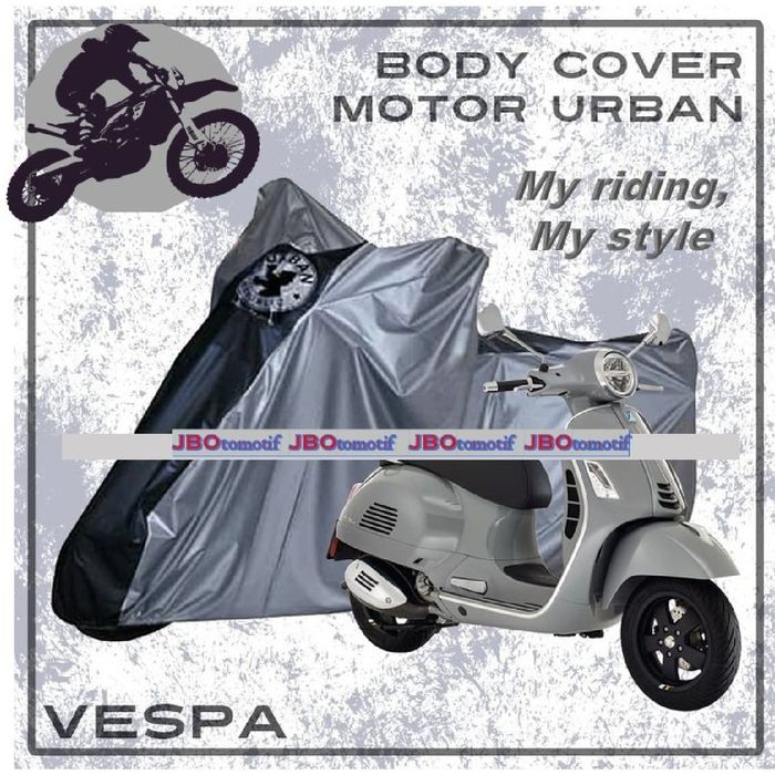 Cover Motor Urban ORIGINAL Ukuran Standar Vespa / Sarung Urban Motor Vespa