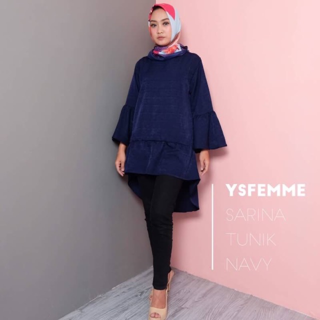 YSFEMME - SARINA TUNIK NAVY