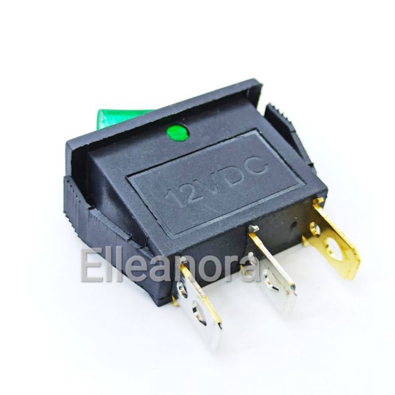 Saklar Kotak 12V DC 3pin On Off 12 Volt 12V