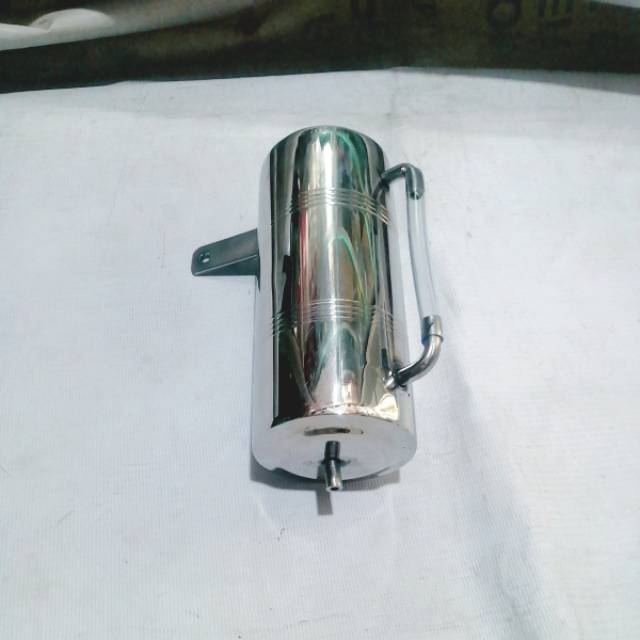 Harga Murah.. Tabung Botol Oli Samping Stainless. Ninja 150 R Ninja RR 2TAK RXKING RXK RX KING