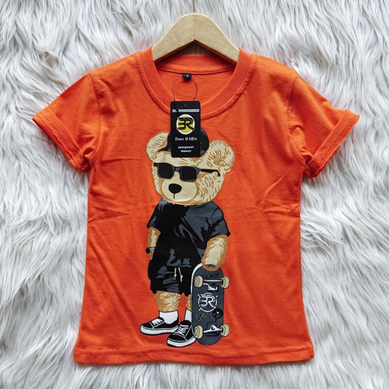 Kaos Anak Teddy Bear/Baju Anak Teddy Bear/kaos anak laki laki perempuan/baju anak laki laki perempua