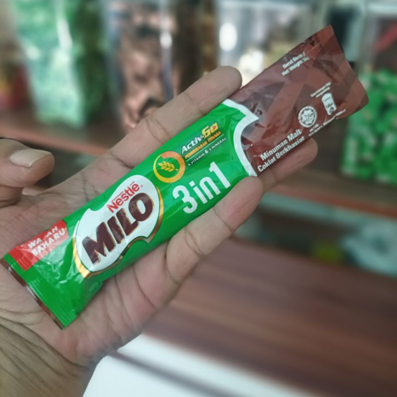 

milo 3 in 1 sachet eceran