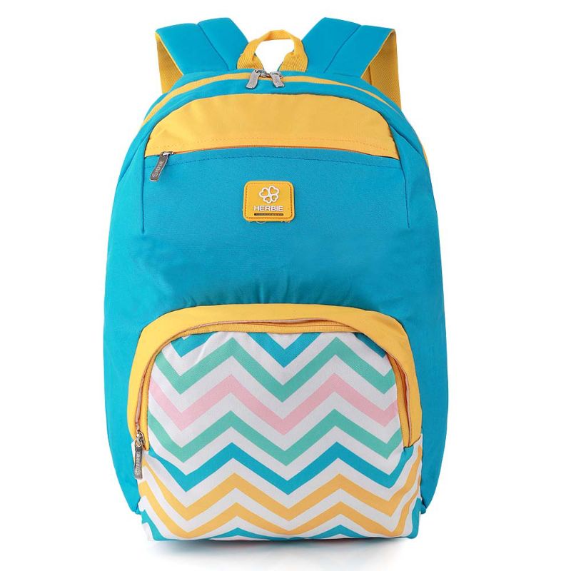 Herbie - Tas Backpack Wanita Terbaru Biru Tosca | Tas Ransel Punggung Cantik Original | Tas Gendong Perempuan | Tas Sekolah Kuliah Kerja Premium Bahan Cordura