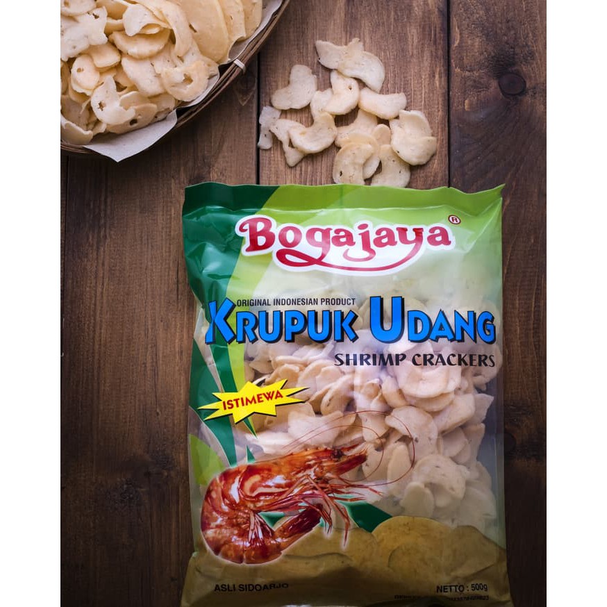 

Kerupuk udang extra bogajaya cemilan krupuk udang