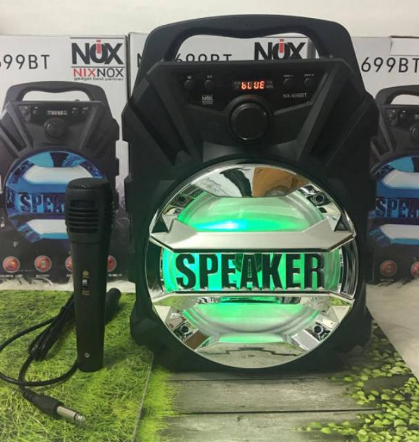 Prtabel speaker bluetooth NIXNOX NX 699bt speaker koper termurah