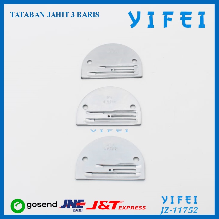 Tataban Jahit 3 Baris YIFEI-11752/Needle plate jahit 3 baris - B14 - B14