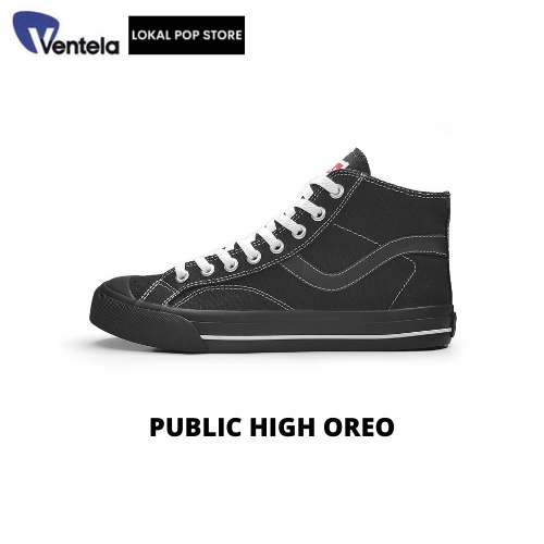 Sepatu Ventela Public High Oreo / Ventela Shoes