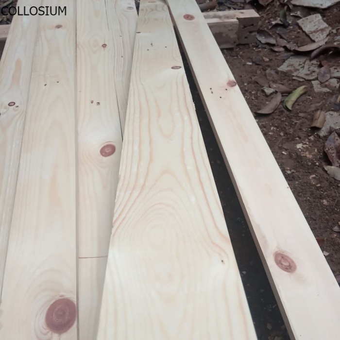 Papan Kayu Jatibelanda 100x10x1 Kayu Pinus Jati Belanda Serat Jerman Kualitas Super Sudah Serut Halu