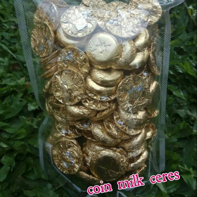 

Coklat coin full milk ceres