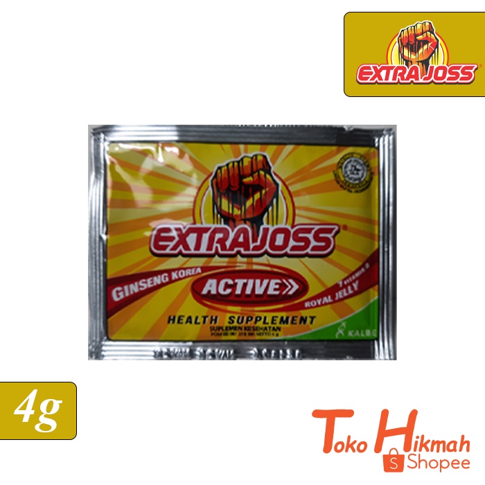 Extra Joss / EXTRA JOSS ACTIVE 1 BOX ISI SACHET @ 4 g / extra joss isi 12 saset