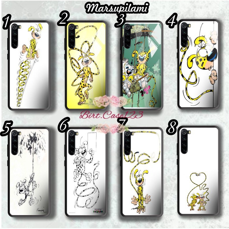 back case glass MARSUPILAMI Xiaomi Redmi 3 4a 5a 6 6a 7 7a 8 8a Pro 9 9a Note 3 4 5 6 7 8 9 BC5111