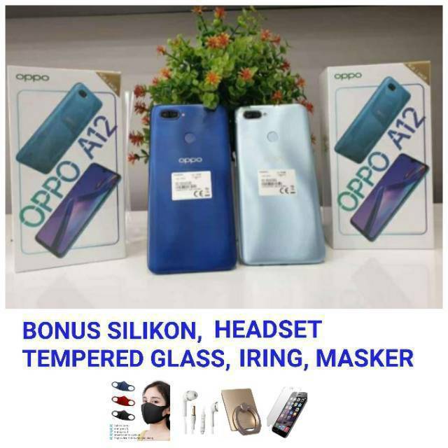 OPPO A12 4/   64 & 3/32 NEW GARANSI RESMI OPPO | Shopee Indonesia