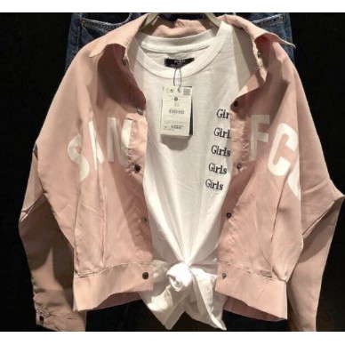 SAN FCO BERSHKA BOMBER JAKET CEWEK KEKINIAN