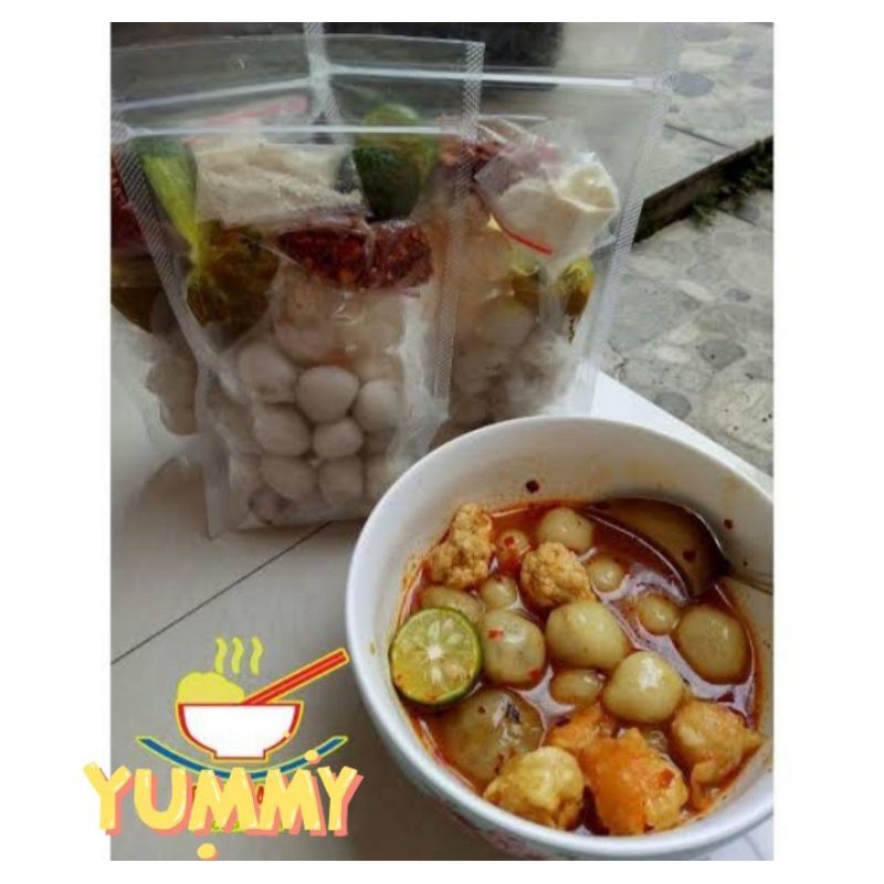 

Baso aci instan dengan bumbu khas padang