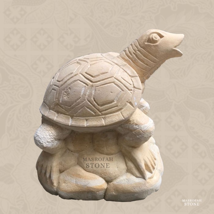 Patung Air Mancur Kura-Kura Kecil - Air Mancur Kolam