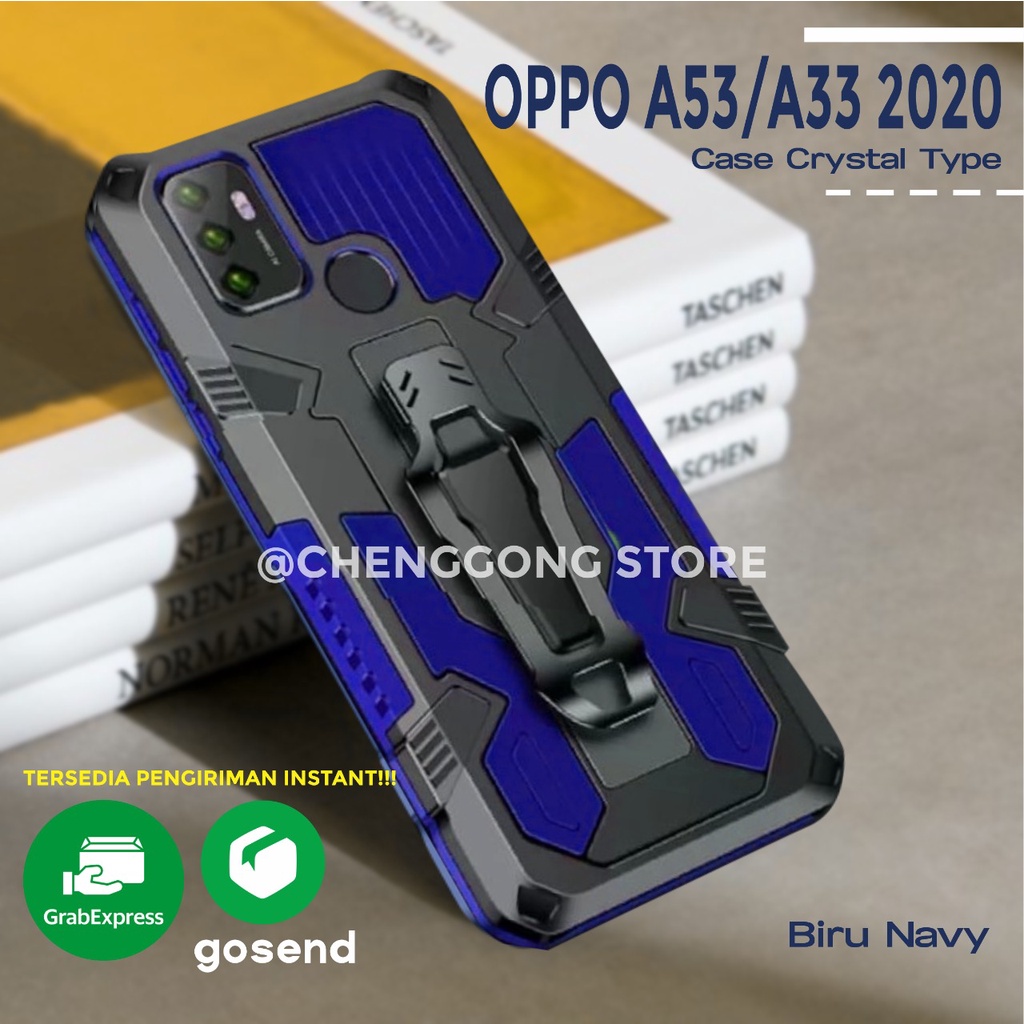 Case Robot I Crystal Oppo A53/A33 2020 Kickstand Standing Robot