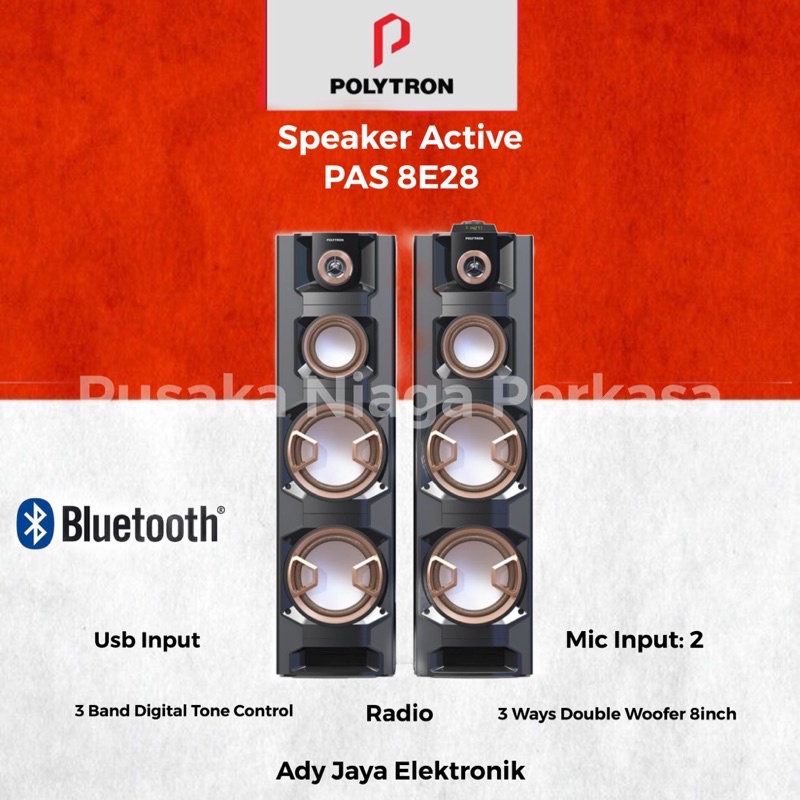 SPEAKER AKTIF POLYTRON PAS 8E28