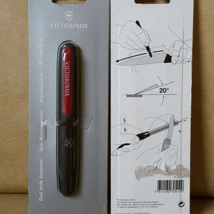 Buruan Beli - Victorinox Swiss Army Dual Knife Sharpener Alat Asah Pisau Kitchen Ori