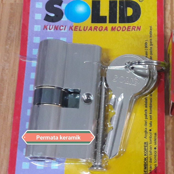 [READY] Silinder Kunci Pintu / Double Cylinder Dc 03 - 60 Solid + Master Key TERBATAS