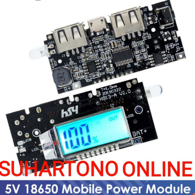 Modul power bank LED