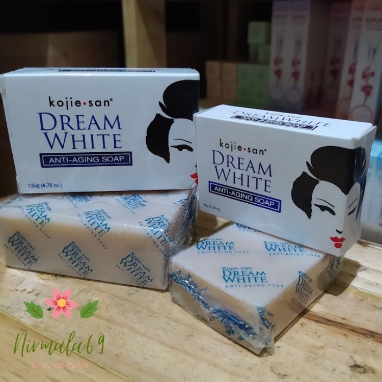 Kojiesan Dream White Anti Aging Soap 60gr & 135 gr/kojic soap/kojic sabun/kojie san sabun wajah/koji