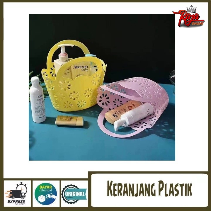 BB03 - Keranjang Tangan Plastik Serbaguna Keranjang Jinjing Mini