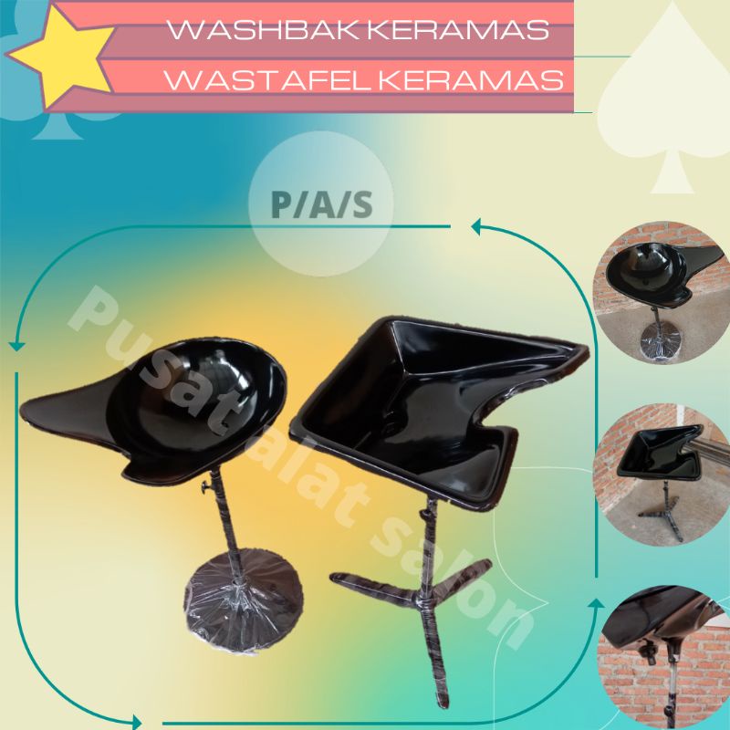 Washbak keramas portable/tempat keramas/bak keramas fibergalass