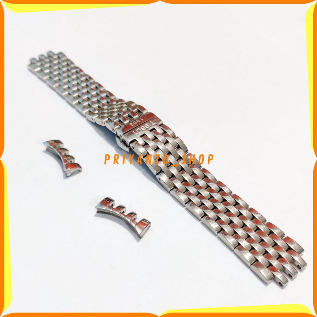 Tali Jam Tangan Strap Rantai Tiss0t 20mm T063 Curved Stainless steel Terbaikk