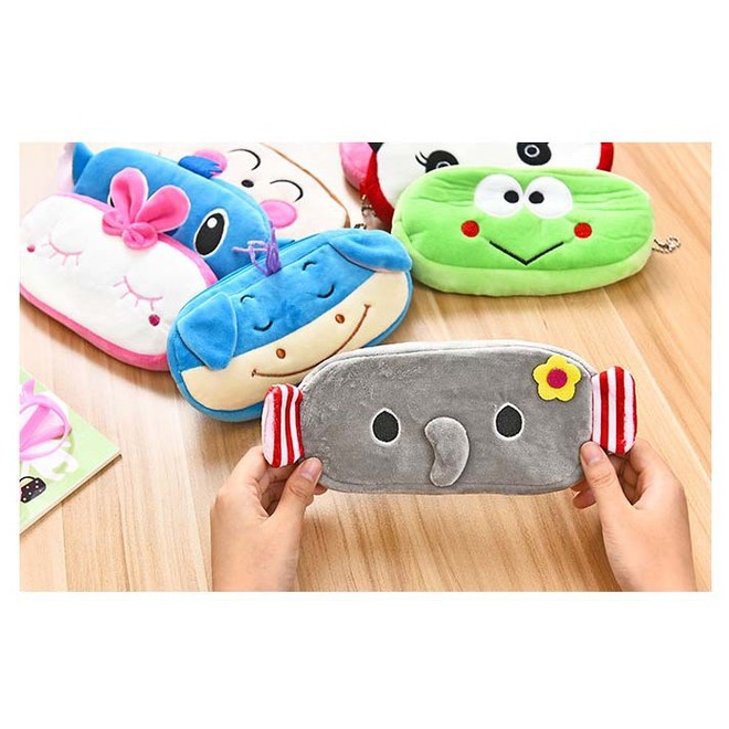 

PC PART2 Pouch Aksesoris Kosmetik dan ATK Karakter Lucu / kotak pensil / tempat pensil karakter